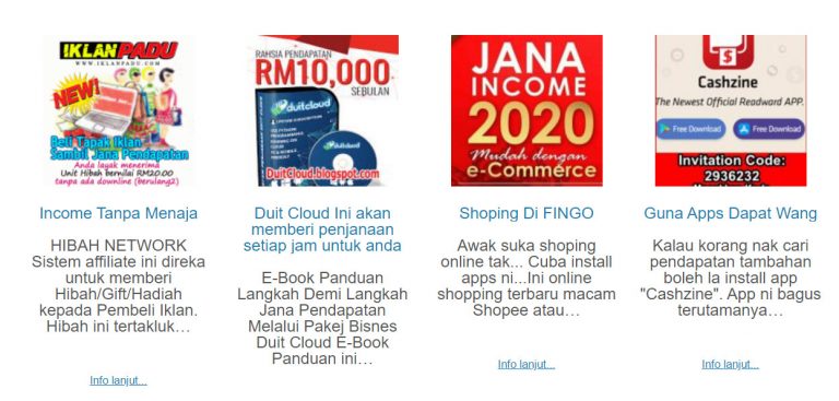 Web Iklan Murah, Cuma RM10.00 seumur web